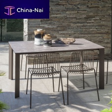 Contemporary dining table SCIROCCOHPLaluminum baserectangular