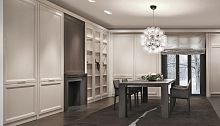 Construction wood panel CASHMEREfor interiorwall-mountedwalnut