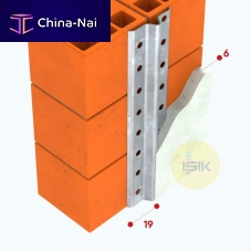 Galvanised steel profile G1401with symmetrical sectionwallfor interior