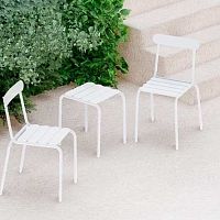 Contemporary side table EASY LOWthermo-lacquered aluminumaluminum baserectangular