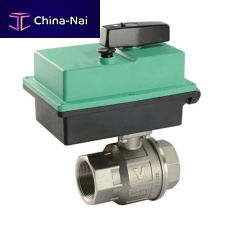 Ball valve DA pneumatically-operatedelectricfor control