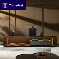 Contemporary sideboard LIVING BOXoakeucalyptusmarble