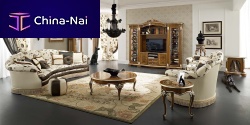Traditional pouf BELLA VITA fabric