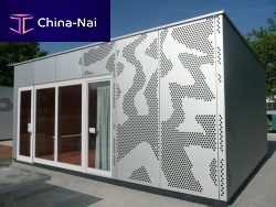 Panel cladding sheet metalmetalperforated