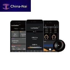 Light meter with data logger LuxSeeker EMLcompactmobilewith color temperature measurement