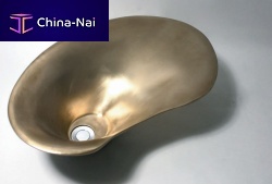 Countertop washbasin SCOOPbronzeoriginal design
