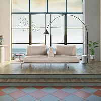 Modular sofa GIANDUIOTTOcontemporaryfabricleather