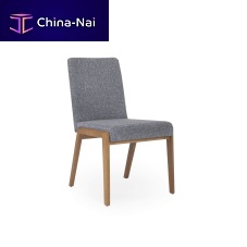 Contemporary chair Secretindoorfabricwooden base