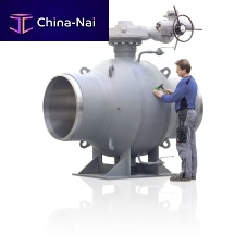 Fully-welded valve ballwith handwheelfor pipelines