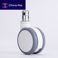 Wheel with electrical central locking T125C-2-062-D32X50-3D30swiveling