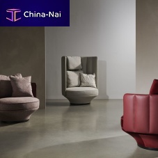 Contemporary fireside chair Paradise Bird Fullbackfabricleatherhigh back