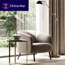 Contemporary armchair AMALFI fabricupholsteredcustomizable