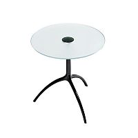 Contemporary pedestal table TREE / 950crystalcast aluminum baseround