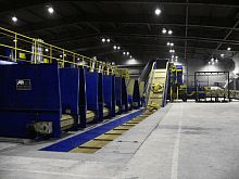 Recycling sorting system opticalmanualautomated