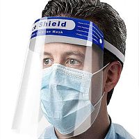 Polyethylene face-shield full-faceunisexanti-fog coating