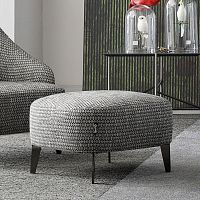 Contemporary pouf EMILIAfabricsquarefor hotel