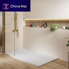 Rectangular shower base TEMPO ARABBAabove floorresinnon-slip