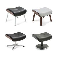 Contemporary footrest TIMEOUTleather