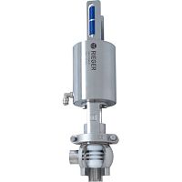 Aseptic valve pneumaticflow controlmodular