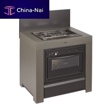 Gas range cooker COMBINED_MODULO CARGO2 burner1 ovengray