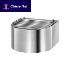 Wall-mounted washbasin 180170stainless steelgratedwithout hole