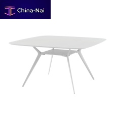 Contemporary table BIPLANE / 40B oakwood veneerlacquered MDF