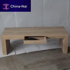 Contemporary coffee table SYMPHONIEoaksolid woodoiled wood