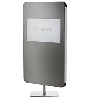 Floor-standing TV mirror I-MAGICcontemporaryrectangularstainless steel