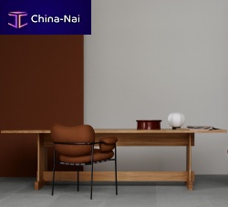 Contemporary table GRANDEoakoak baserectangular