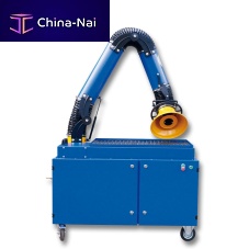Mobile fume extractor Crawlair Mweldingcartridgewith extraction arm