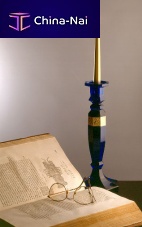 Crystal candle holder ESPRIT 719/OPgold