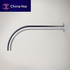 Stainless steel washbasin spout JP 10.1wall-mounted