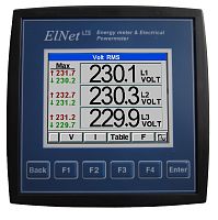 Three-phase power meter ELNet LTE