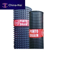 Non-woven drainage membrane PUNTODRAINhigh-density polyethylene (HDPE)insulatingfoundation