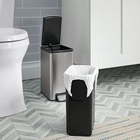Kitchen trash can K-31319-STWstainless steelwith lidfoot-operated