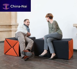 Contemporary pouf TANGOfabricbed