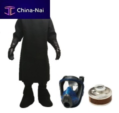 Unisex protective coveralls black