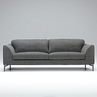 Corner sofa KLARAcontemporaryfabricbrown