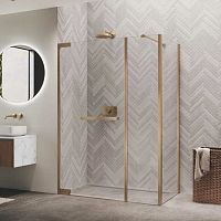 Swing shower screen N180rectangularcornerfor alcoves
