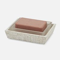 Countertop soap dish GHENT glassbathroomwoven