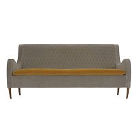 Traditional sofa CHARLESfabricgray3-seater
