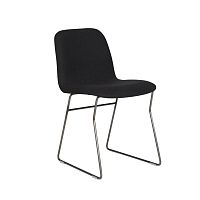 Contemporary chair QUINindoorfabricleather