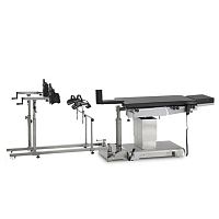 Universal operating table electro-hydraulicadjustable heighttilting