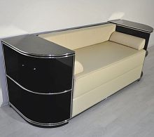 Art Deco sofa OAM00005leatherwooden2-person