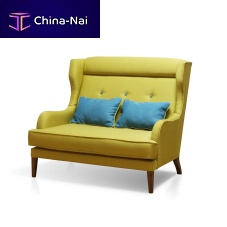 Traditional sofa RIGAfabricblueyellow