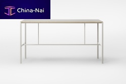 Industrial design high bar table MIESwood veneerlaminatelinoleum