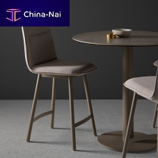 Contemporary bar chair KLNindoorfabricmetal base