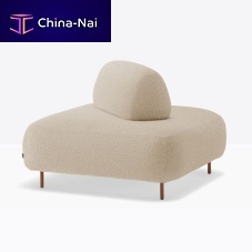 Contemporary ottoman buddy oasi 206-207fabricaluminumsquare