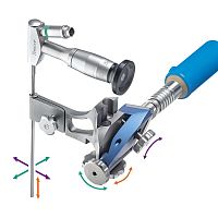 Endoscope instrument holding arm NEUROPILOT®articulatedrail-mounted
