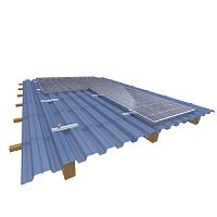 On-roof PV mounting system SMaluminium